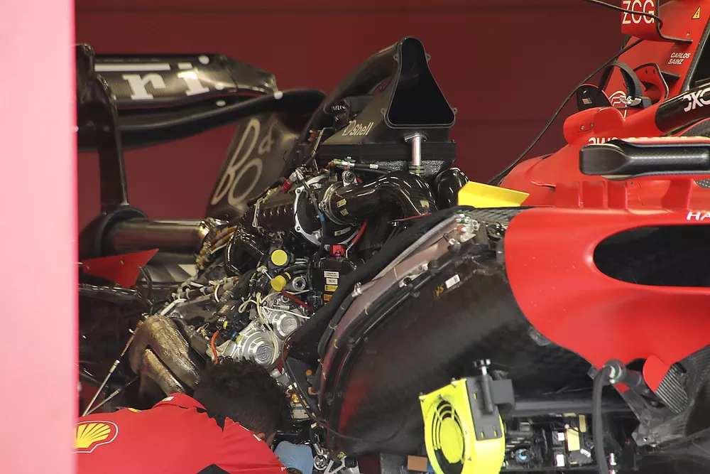 Detalhes t&eacute;cnicos da Ferrari SF-23