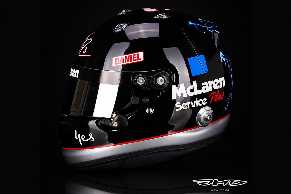 Helm van Daniel Ricciardo, McLaren