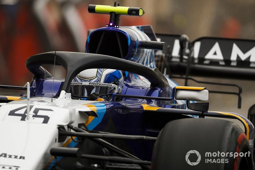 Williams gunt Nissany optreden tijdens VT1 Spanje
