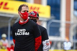 F1: Vettel exalta resultado e diz que queria pôr pneus de pista seca