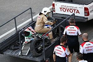 Alex Márquez se lesiona en el test de Qatar