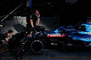 Todas las fotos de Fernando Alonso en los test de F1 2021