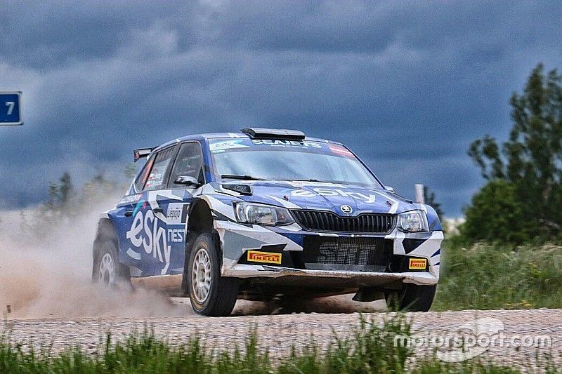 Lukasz Habaj, Daniel Dymurski, Skoda Fabia R5, Rally Liepaja, FIA ERC