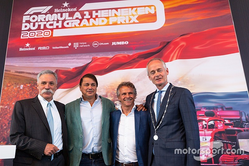 Officieel: Formule 1 keert in 2020 terug naar Nederland