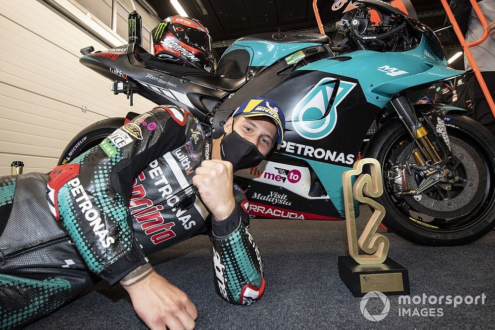 Quartararo "¿La victoria en Montmeló? El mejor momento de mi vida"