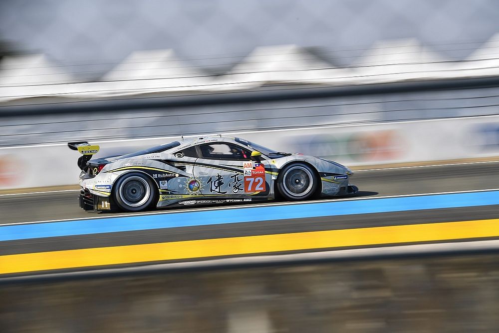 #72 Hub Auto Racing Ferrari 488 GTE Evo: Morris Chen, Tom Blomqvist, Marcos Gomes