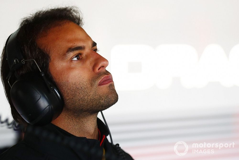 Felipe Nasr nel garage Dragon