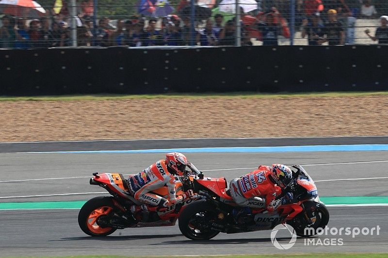 Dovizioso regrets strategy in last-lap Marquez battle