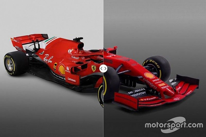 Comparación del Ferrari SF90 2019 vs. 2018