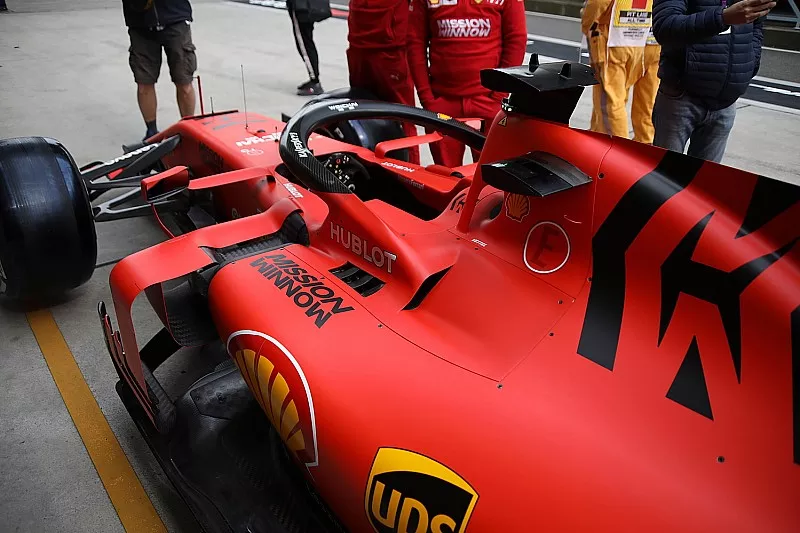 Detalle del Ferrari SF90 