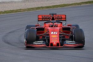 Leclerc keeps Ferrari on top in second morning of F1 test