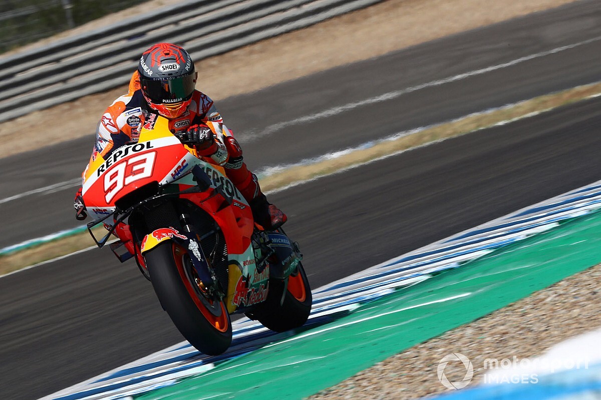 MotoGP, Jerez, Libere 1: Marquez al top, Rossi solo 13esimo