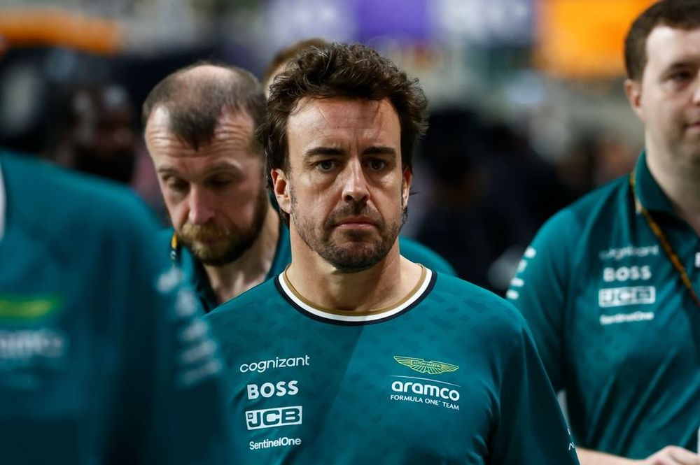 Fernando Alonso, Aston Martin F1 Team, zapoznanie z torem przed GP Arabii Saudyjskiej