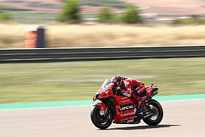 Hasil Warm Up MotoGP Aragon: Bagnaia Tercepat, Ungguli Nakagami dan Mir