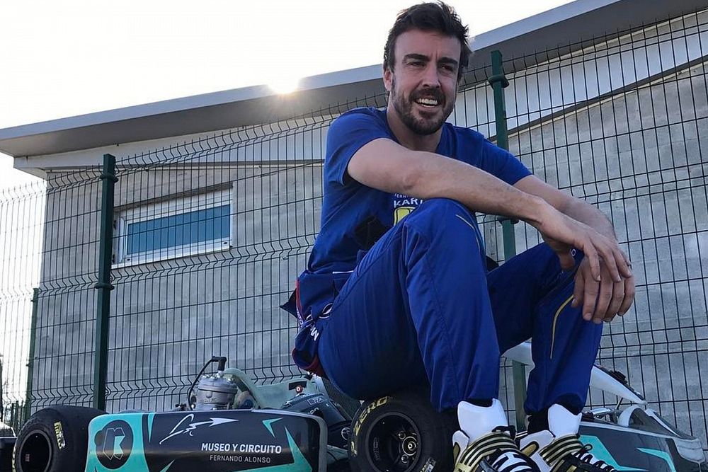 Alonso cuenta cómo fue su primera carrera de karts con tres años