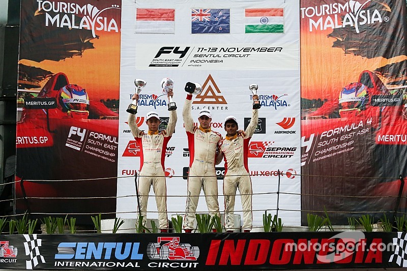 F4/SEA Sentul: Kahia menangi Race 6, Presley Overall Champion