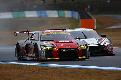 【スーパーGT】もてぎレース1決勝(GT300):タイヤ無交換でつないだ21号車ライアン/藤井組が悲願の初優勝