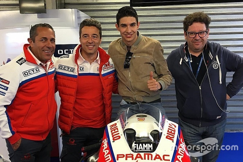 Esteban Ocon hadir di MotoGP Perancis