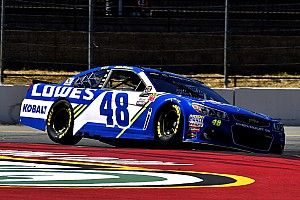 Jimmie Johnson wins Stage 2 at Sonoma as contenders find trouble