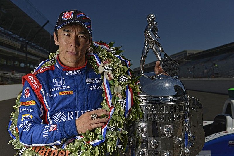 Winner Takuma Sato, Andretti Autosport Honda