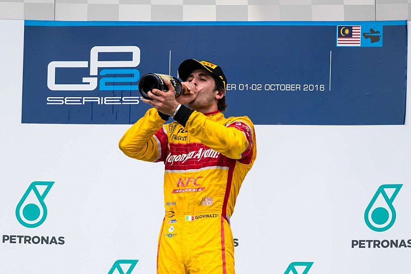 GP2马来西亚主赛:吉奥维纳兹赢下主赛,积分榜反超加斯利