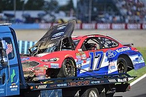 Stenhouse triggers race-stopping crash at Watkins Glen - video