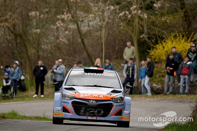Manuel Sossella nell'IRC con Hyundai Italian Rally Team