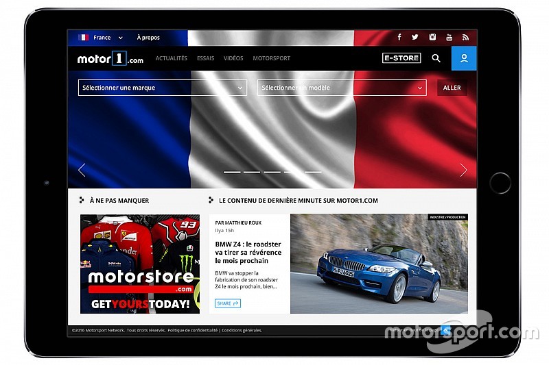 Motor1.com expandiert in Europa: Start von Motor1.com Frankreich