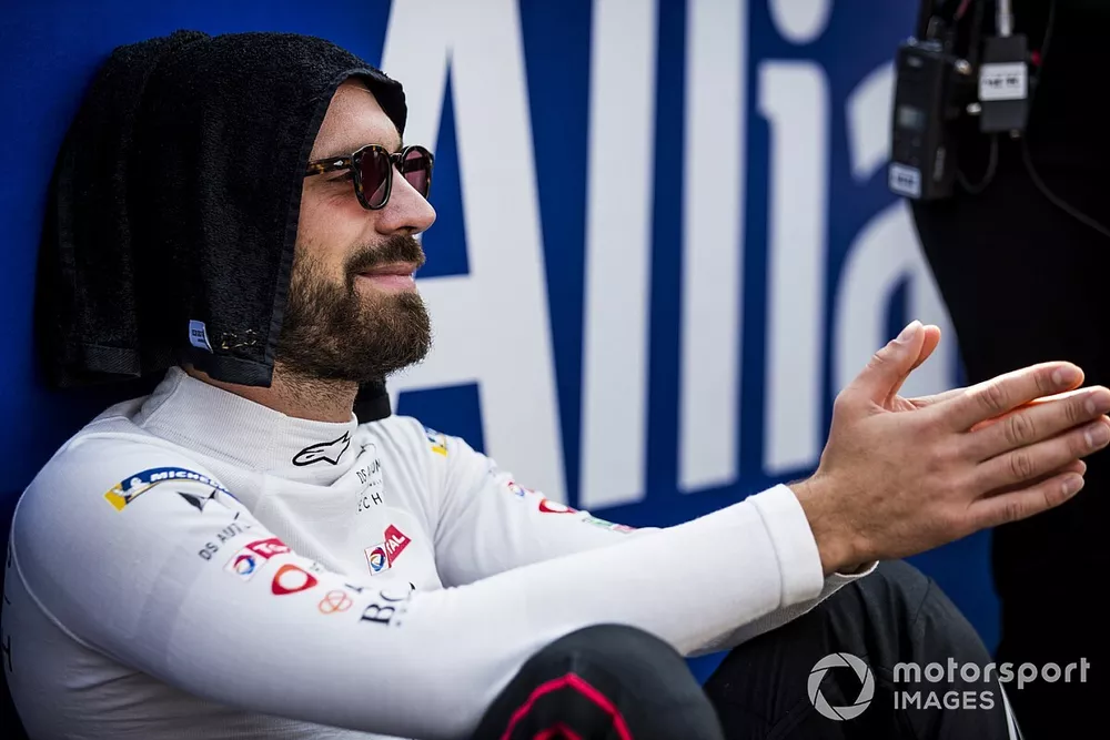 Jean-Eric Vergne, DS Techeetah on the grid