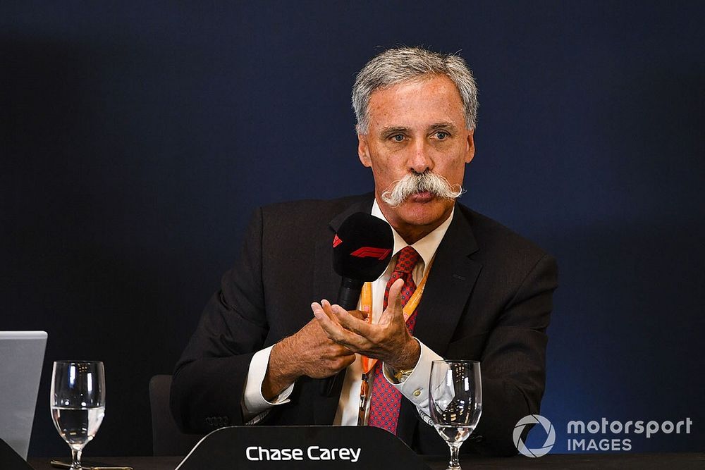 Carey: Revised F1 calendar will be “15-18” races