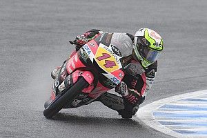 Moto3, Phillip Island, Libere 1: Arbolino ok sul bagnato