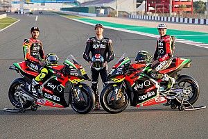 Aprilia se presenta esperando a Iannone y con energías renovadas