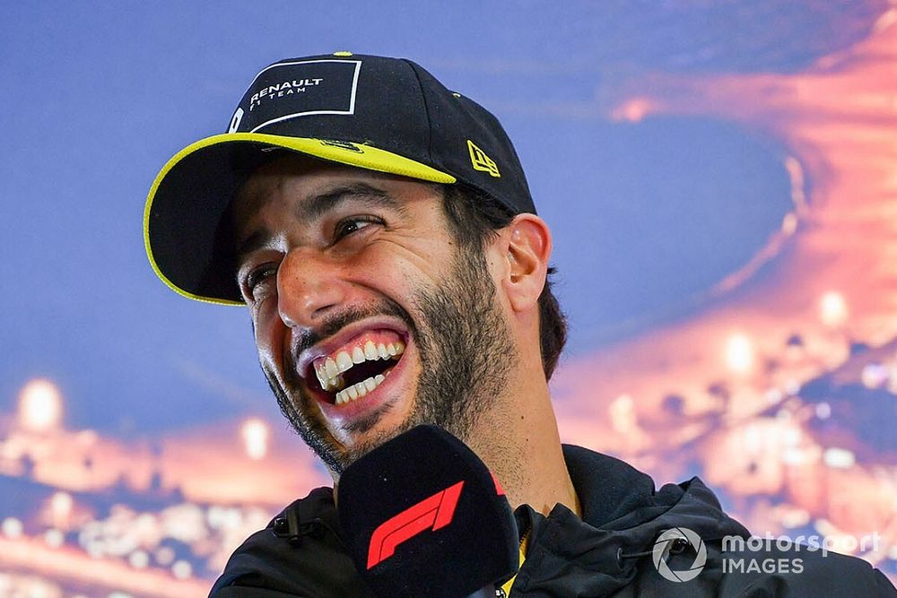 Daniel Ricciardo, Renault F1, in conferenza stampa