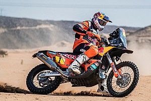 Price's roadbook tore in half during Dakar opener