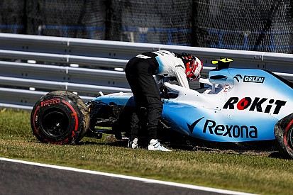 Williams gebruikt nieuwe voorvleugel niet, Kubica furieus