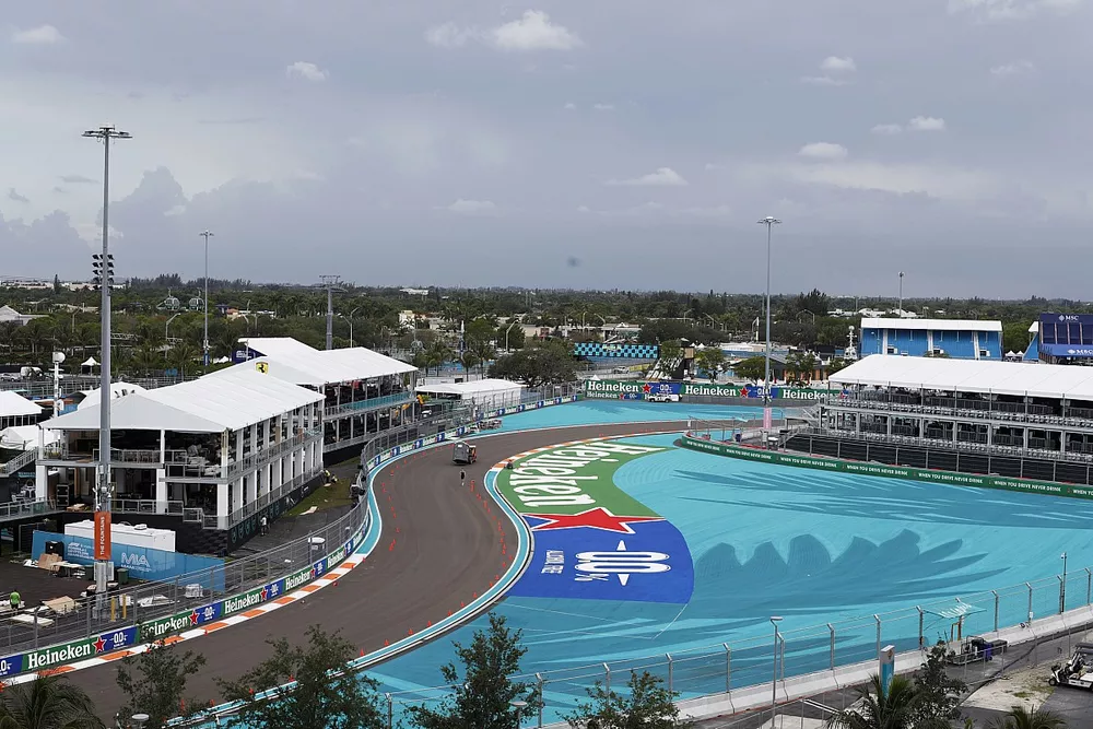 Overzicht van het Miami International Autodrome