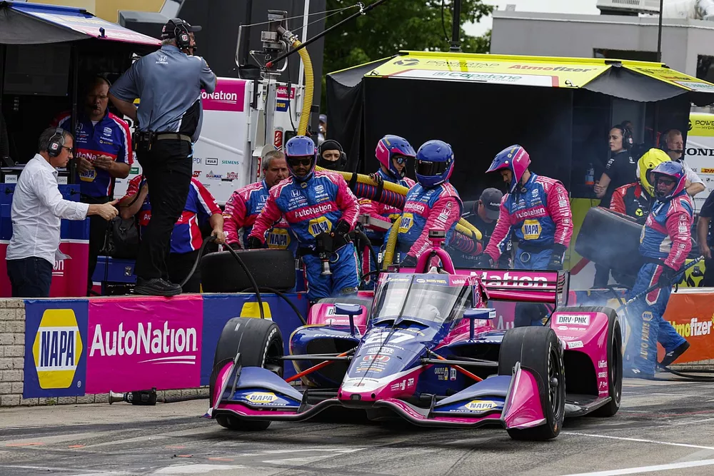 Alexander Rossi, Andretti Autosport Honda, Pit Stop