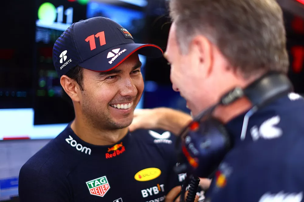 Sergio Perez, Red Bull Racing, Christian Horner, chefe de equipe, Red Bull Racing