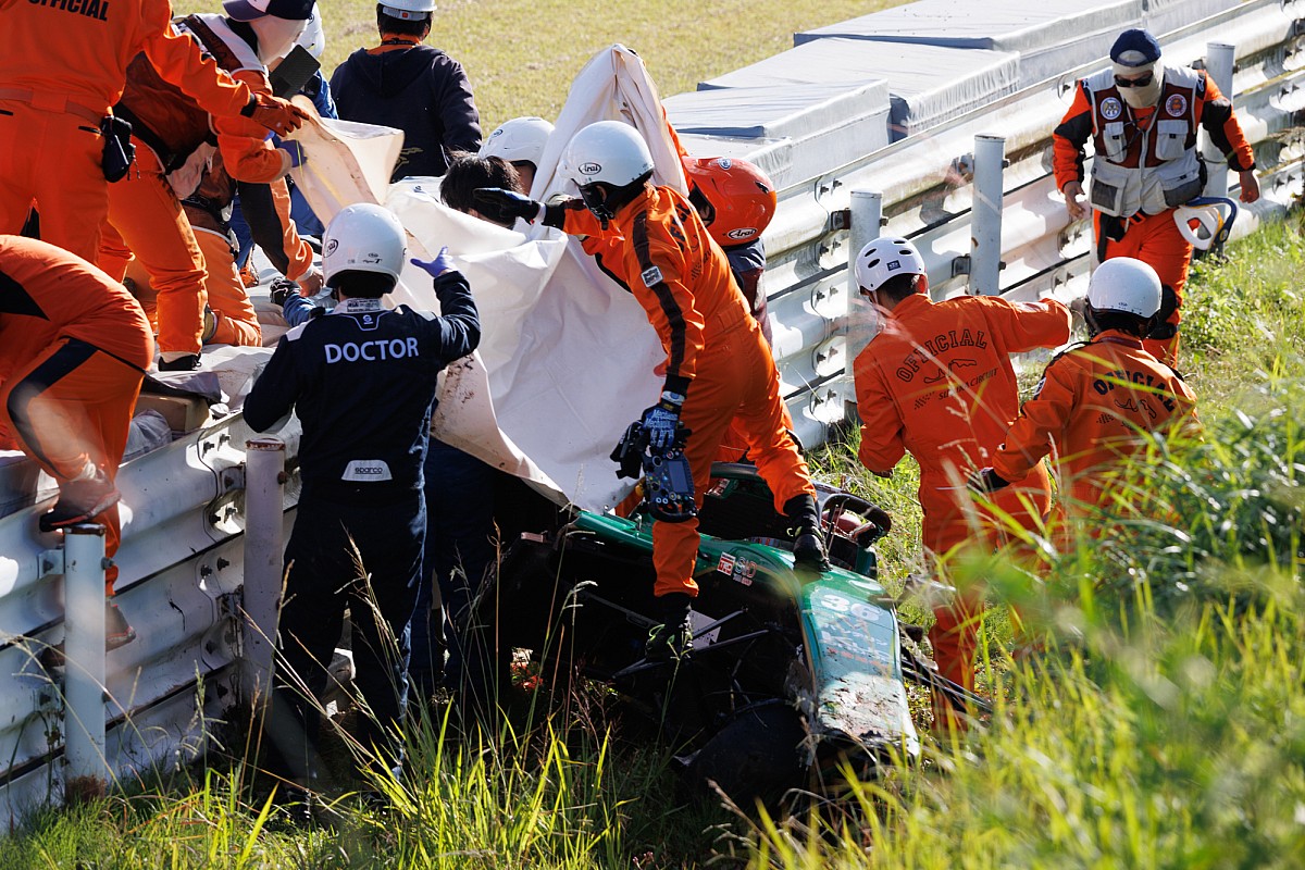 【８ｃｍ】嵐ケ丘 スーパーフォーミュラ第8戦で大クラッシュの笹原右京、29日に