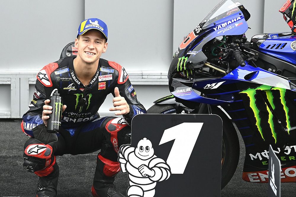 Ganador de la pole Fabio Quartararo, Yamaha Factory Racing