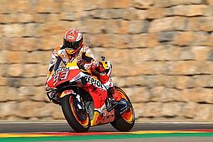 Márquez, en otro mundo en Alcañiz