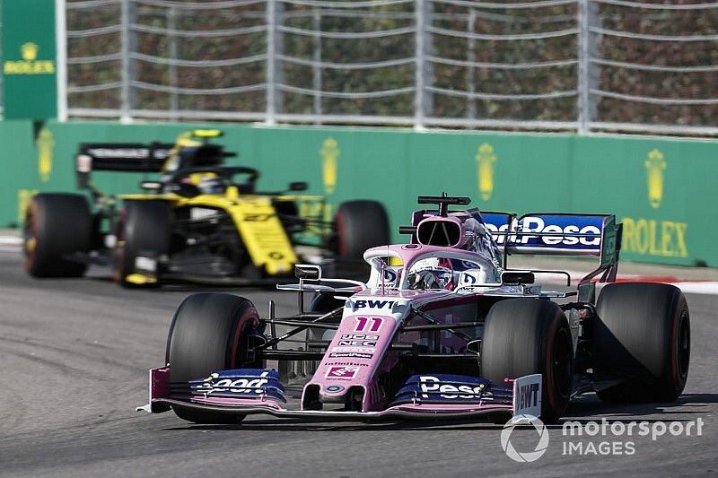 Pérez örül az extra pontoknak a Renault kizárása után