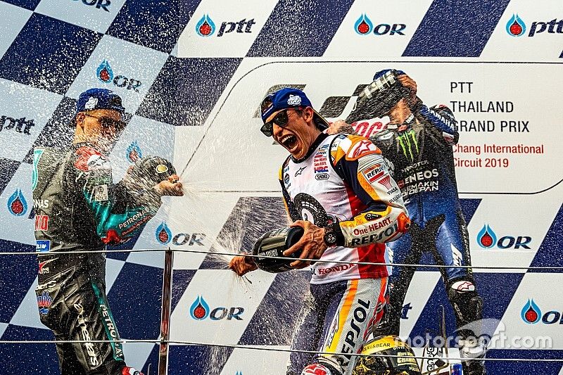 Fabio Quartararo, Petronas Yamaha SRT, Marc Marquez, Repsol Honda Team, Maverick Vinales, Yamaha Factory Racing