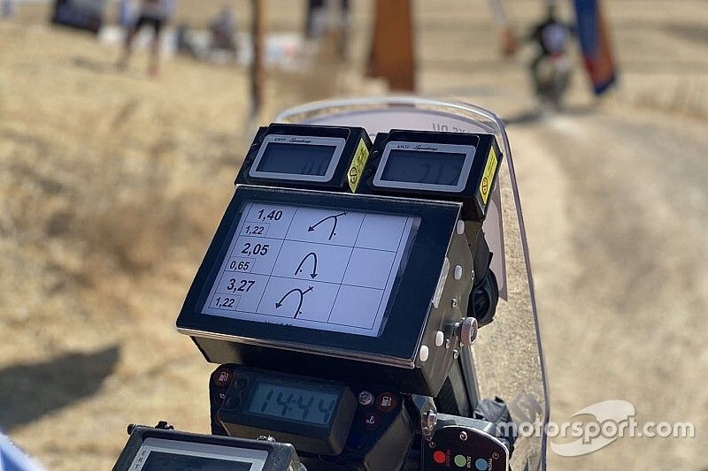 Roadbook en el Rally de Marruecos