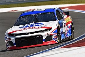 JTG Daugherty Racing hauler catches fire