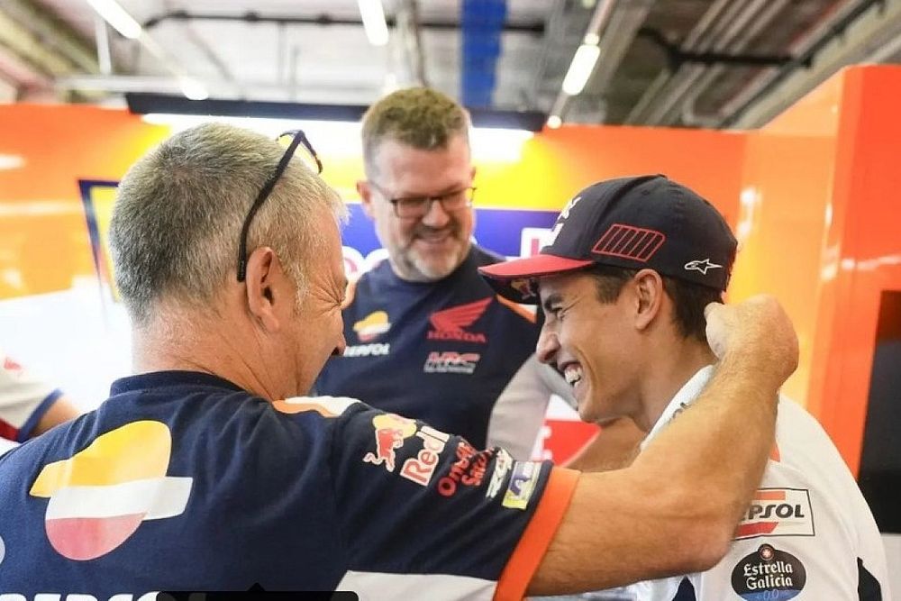 Marc Marquez box Honda Austria