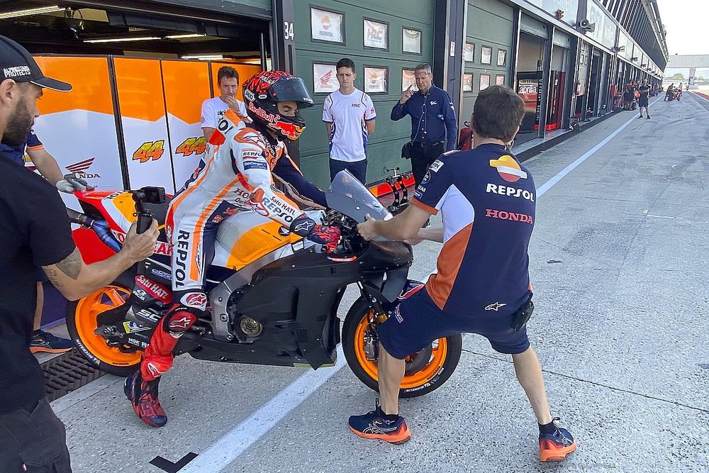 Márquez: "El resumen es que tenemos que estar contentos, muy contentos, con una sonrisa"