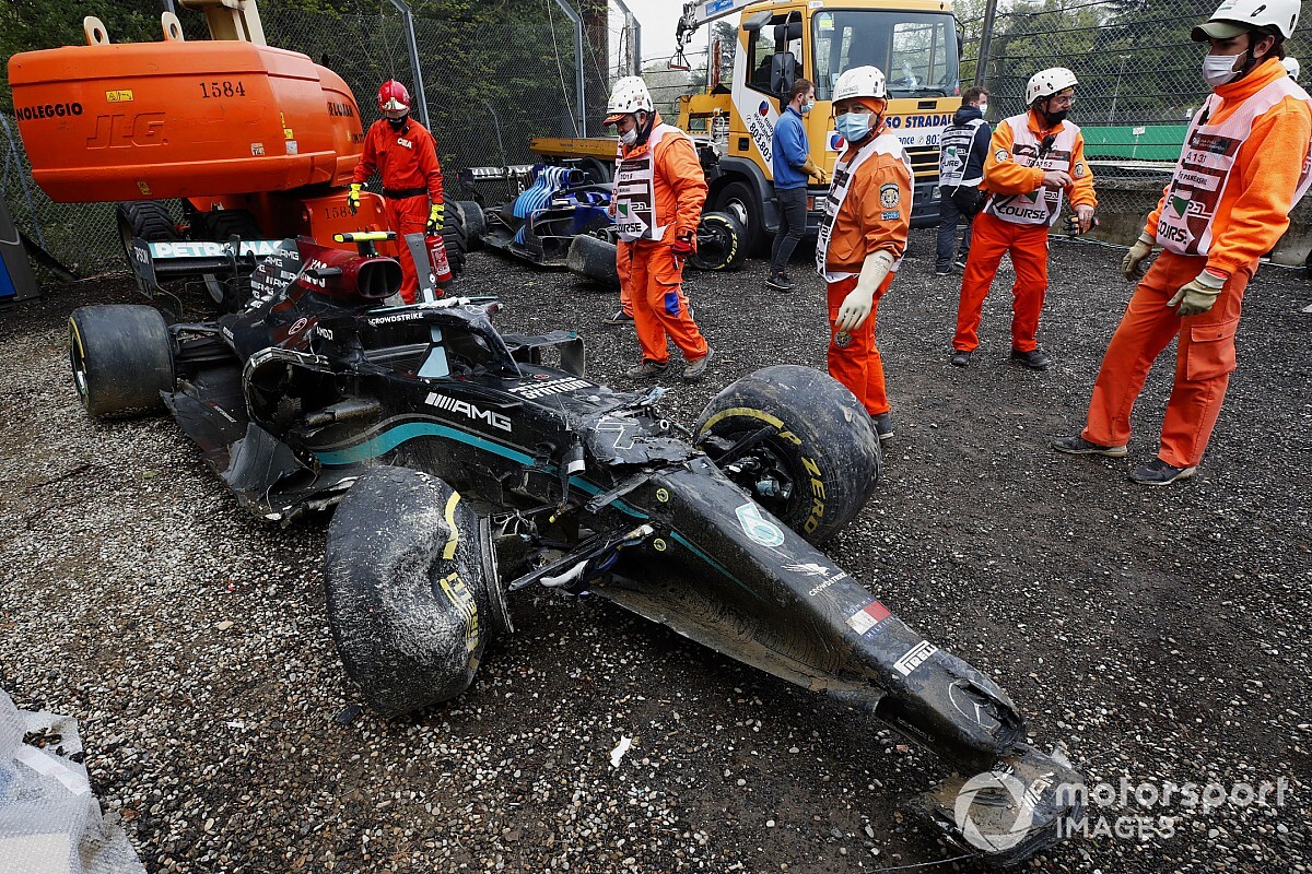 Bottas: Imola F1 incident with Russell "done and dusted" after apology