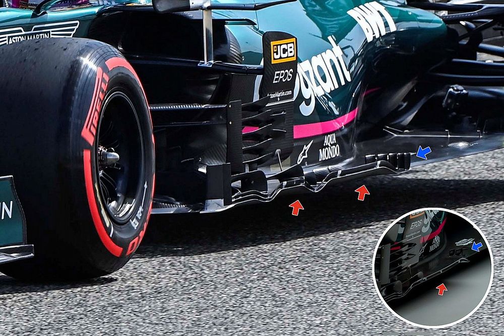 Aston Martin: il fondo è già copia di quello segreto Mercedes!