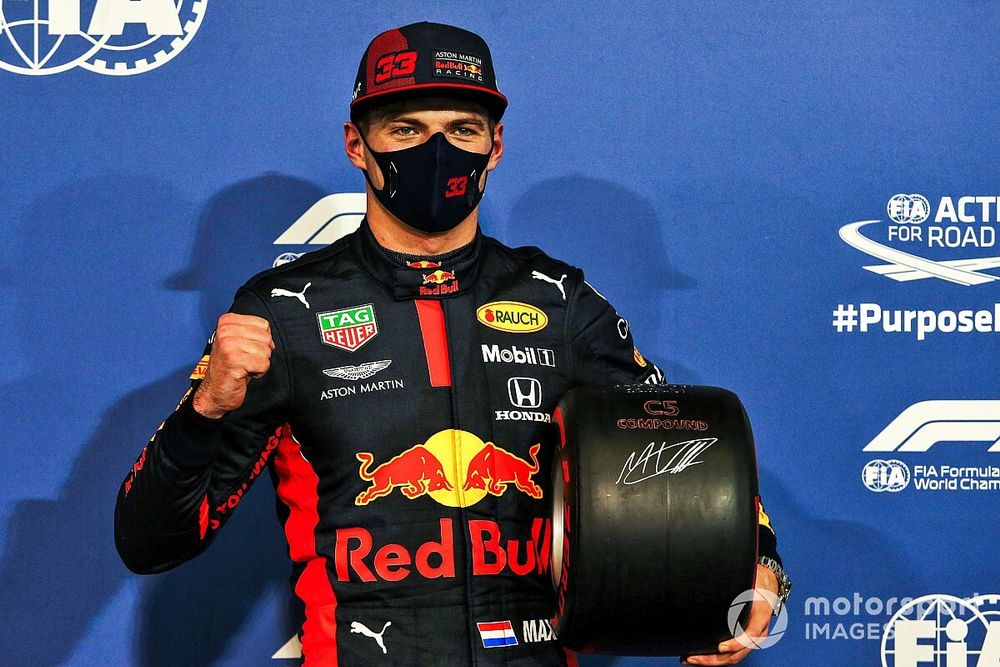 Max Verstappen, Red Bull Racing, con il Pole Position Award